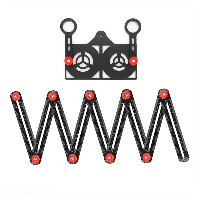 Aluminium Angle Ruler Finder Measuring Mold Template Tool Drill Guide