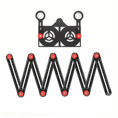 Aluminium Angle Ruler Finder Measuring Mold Template Tool Drill Guide