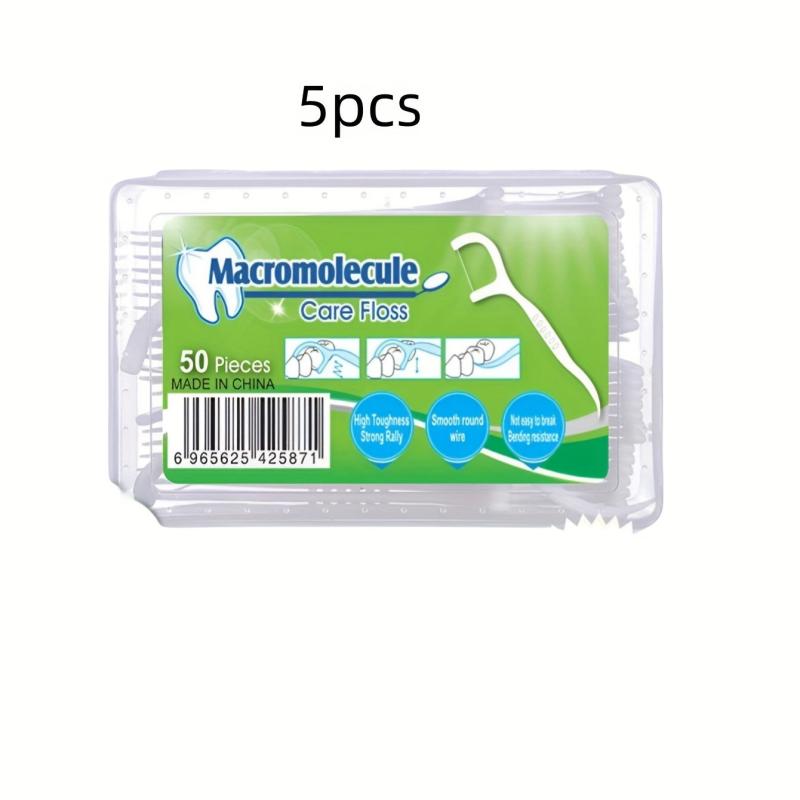 50pcs Dental Floss Sticks for Oral Cleaning Dental Care
