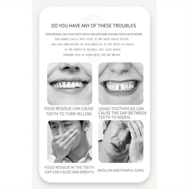 50pcs Dental Floss Sticks for Oral Cleaning Dental Care