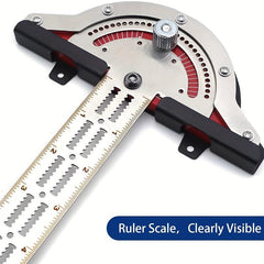 Woodworking Ruler Set: Edge, Angle, & More