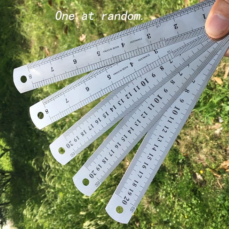 Stainless Steel High Precision Metal Ruler 6 8 12 50 8 Cm Steel Ruler