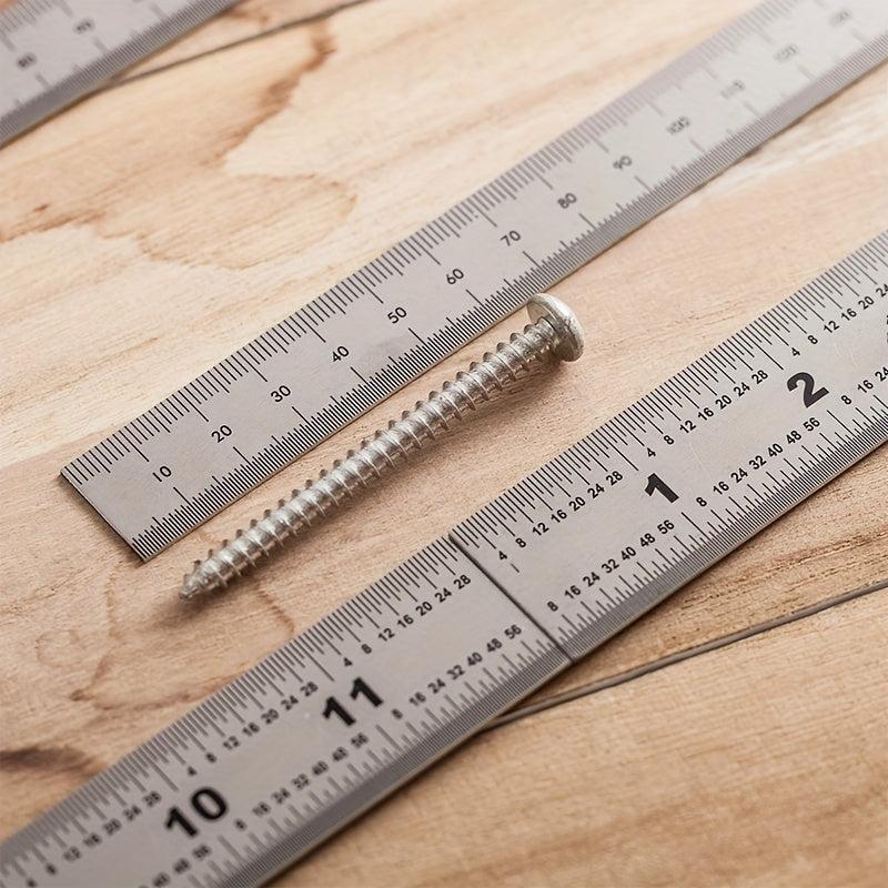 Stainless Steel High Precision Metal Ruler 6 8 12 50 8 Cm Steel Ruler