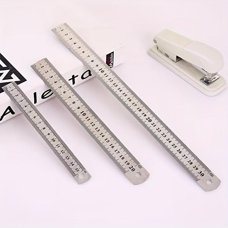 Stainless Steel High Precision Metal Ruler 6 8 12 50 8 Cm Steel Ruler