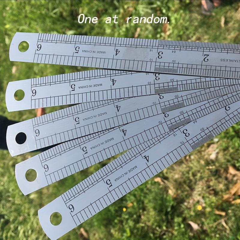 Stainless Steel High Precision Metal Ruler 6 8 12 50 8 Cm Steel Ruler