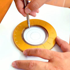 Adjustable Measuring Drawing Tool Stainless Steel Circle Ruler