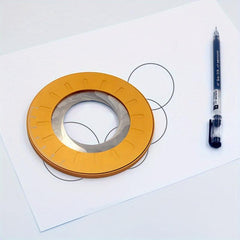 Adjustable Measuring Drawing Tool Stainless Steel Circle Ruler