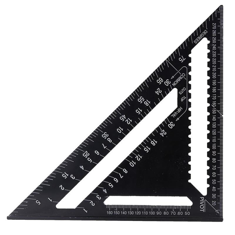 PMMJ Triangular Ruler Woodworking Measuring Tool 30 48 Cm Metric