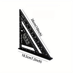 PMMJ Triangular Ruler Woodworking Measuring Tool 30 48 Cm Metric