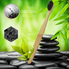 10pcs Bamboo Toothbrush Soft Hair Eco Friendly Oral Care