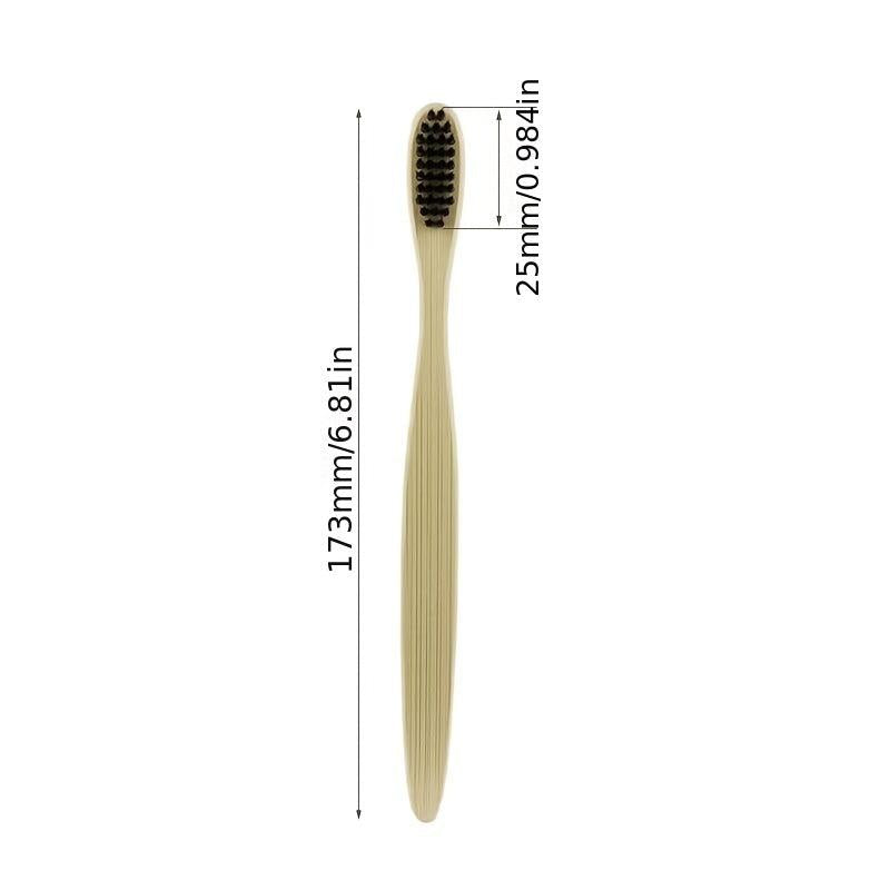 10pcs Bamboo Toothbrush Soft Hair Eco Friendly Oral Care