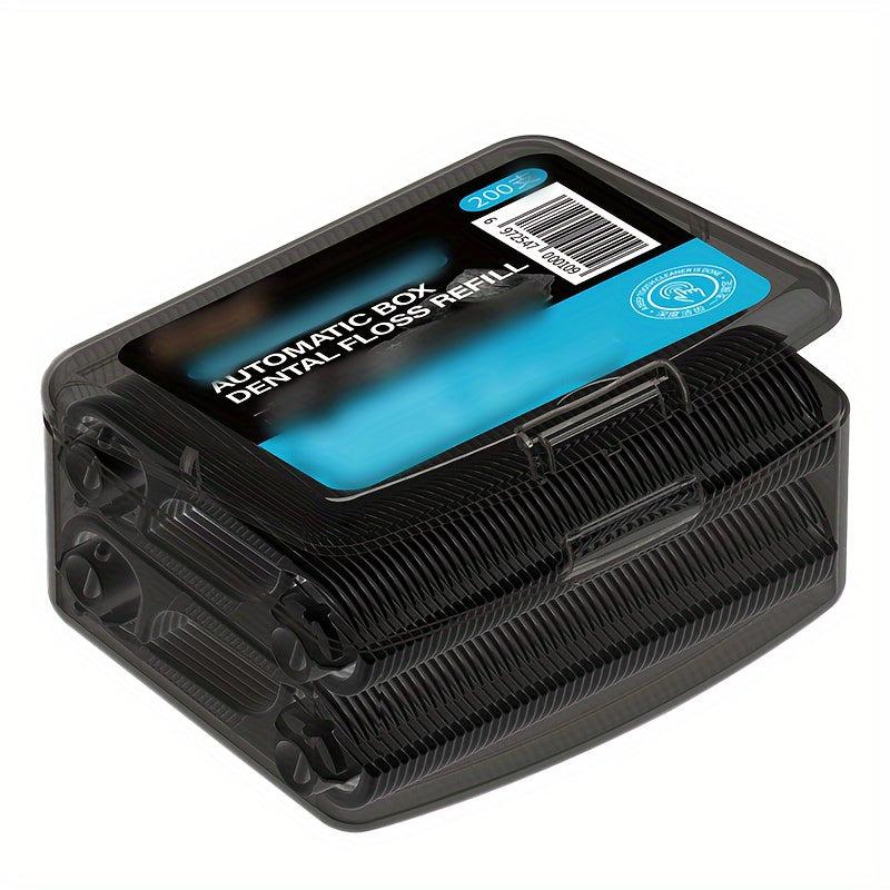 88pcs Bamboo Charcoal Dental Floss + 200pcs Refill Box