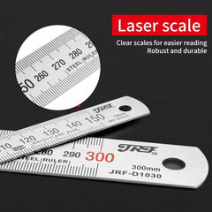 Metal Ruler 300mm 150mm Stainless Steel with Conversion Table