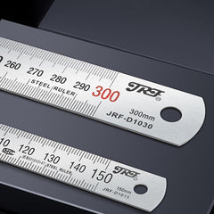 Metal Ruler 300mm 150mm Stainless Steel with Conversion Table