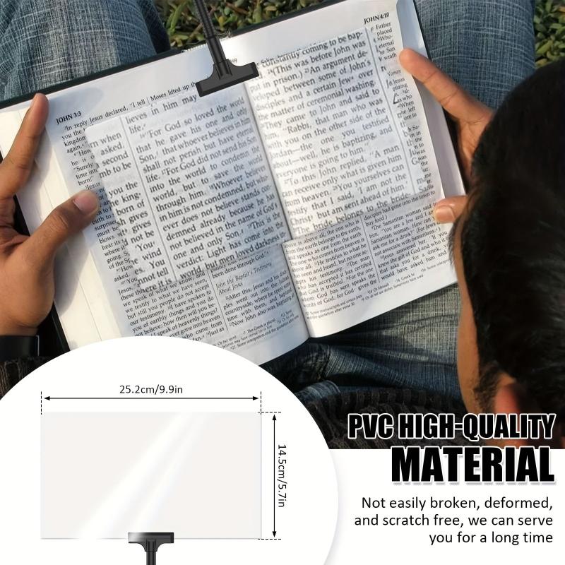4X Magnifying Glass With Stand Large Full Page Magnifier for Reading
