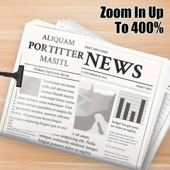 4X Magnifying Glass With Stand Large Full Page Magnifier for Reading