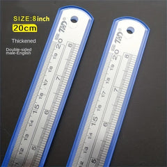 Stainless Steel Ruler 8 12 50 Double Sided Thickened Steel Ruler