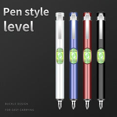 Portable High Precision Level Meter Pocket Tool with Hexagonal Drill Bit