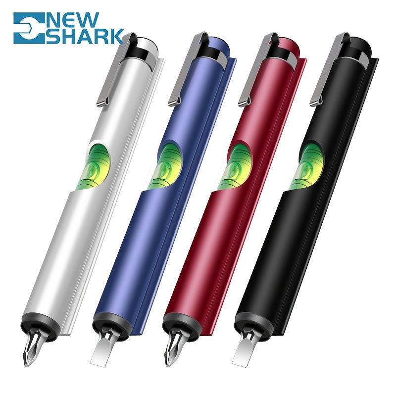 Portable High Precision Level Meter Pocket Tool with Hexagonal Drill Bit