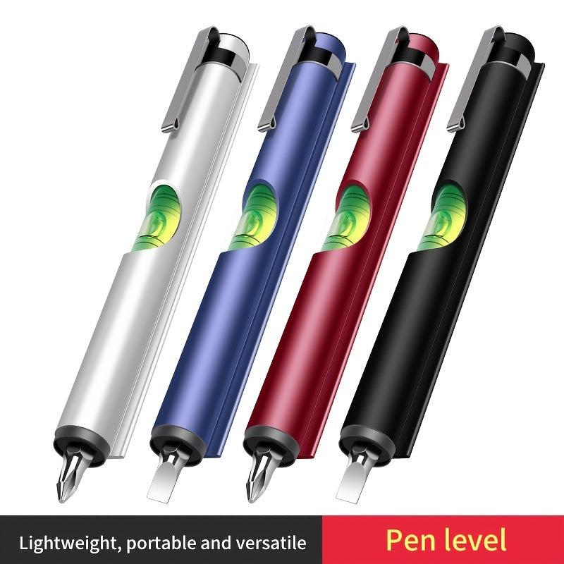 Portable High Precision Level Meter Pocket Tool with Hexagonal Drill Bit