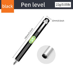 Portable High Precision Level Meter Pocket Tool with Hexagonal Drill Bit