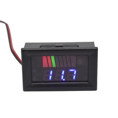Car Charge Level Indicator Lithium Capacity Meter Tester LED Voltmeter