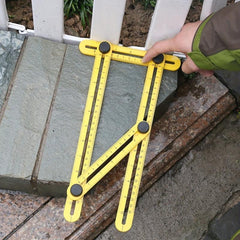 4 Fold Ruler Square Angle Multi Ruler ABS Plastic
