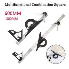 3 in 1 Stainless Steel Angle Ruler Set Portable Adjustable & Multifunctional