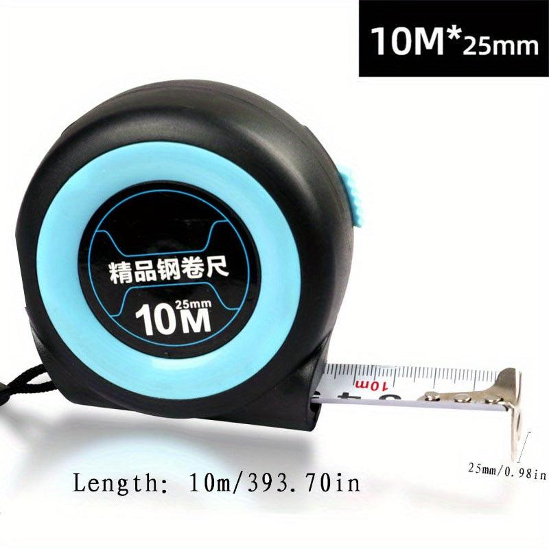 Self-locking Steel Tape Measure 3.5-10m Thick Rubber Woodworking Ruler
