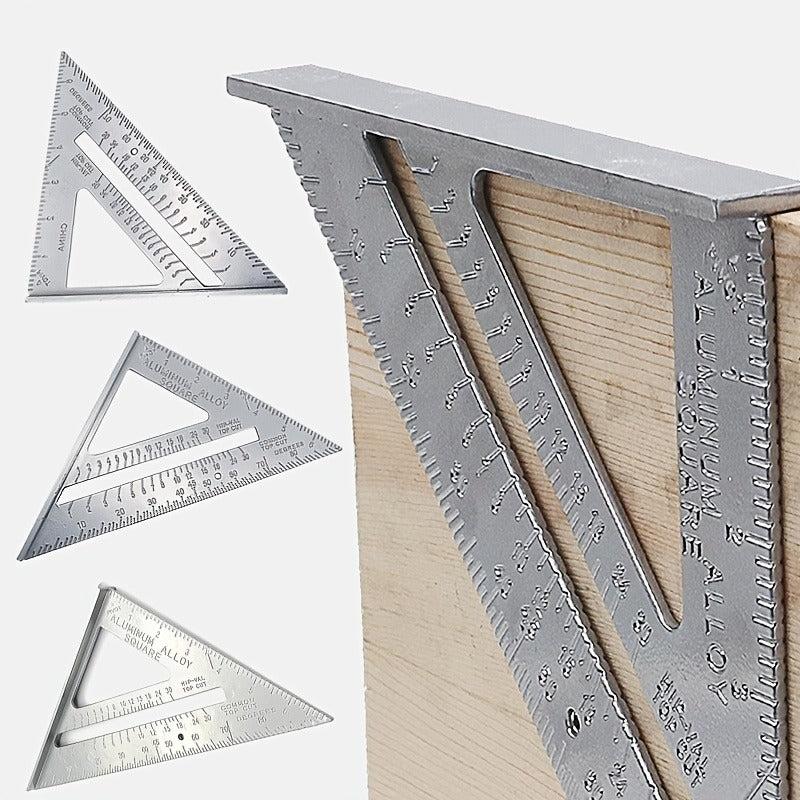 Aluminum Alloy Triangle Square Ruler Measurement Tool for Carpenter Framing