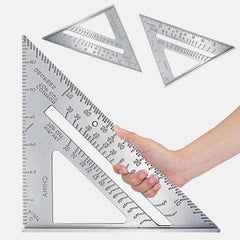 Aluminum Alloy Triangle Square Ruler Measurement Tool for Carpenter Framing