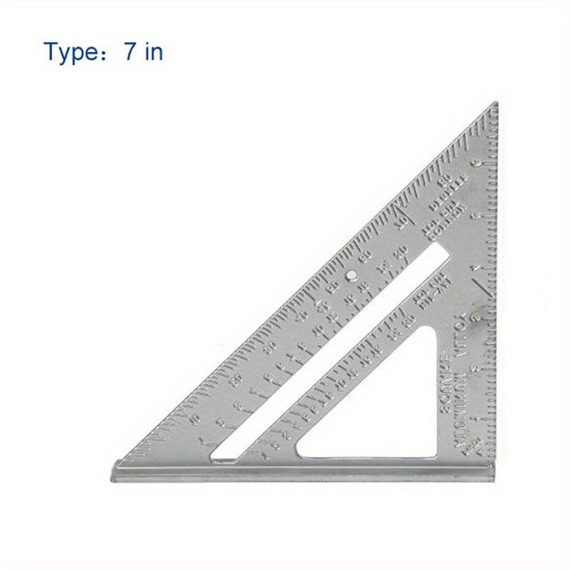 Aluminum Alloy Triangle Square Ruler Measurement Tool for Carpenter Framing