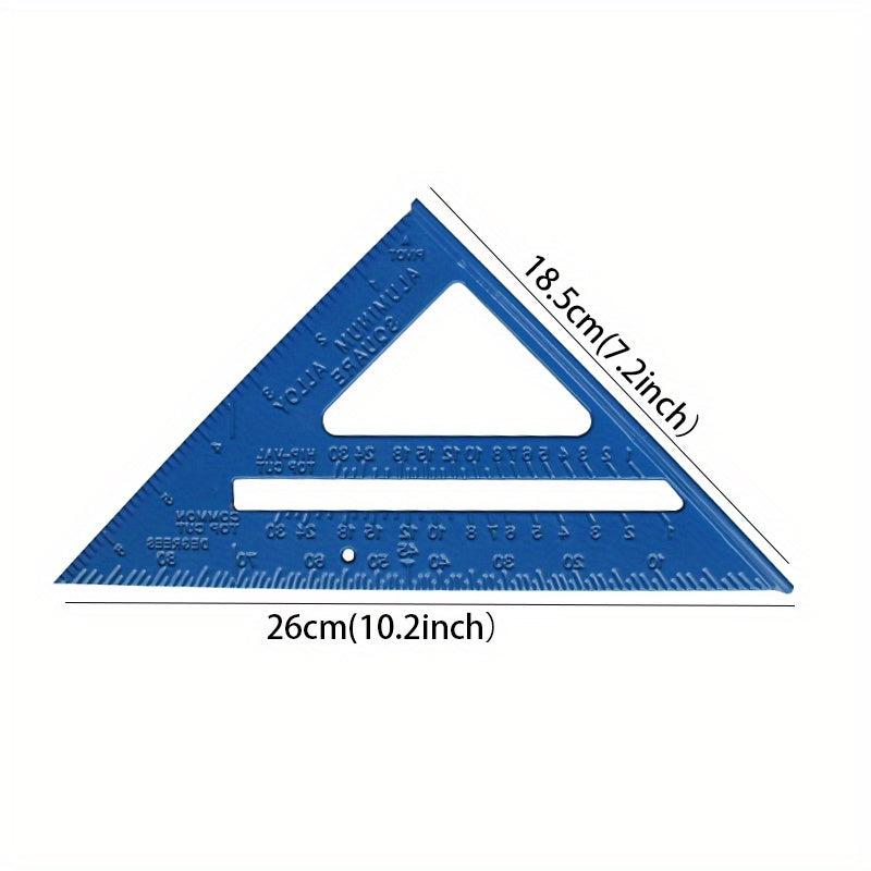 Aluminum Carpenter's Tool Speed Square Angle Measuring Ruler