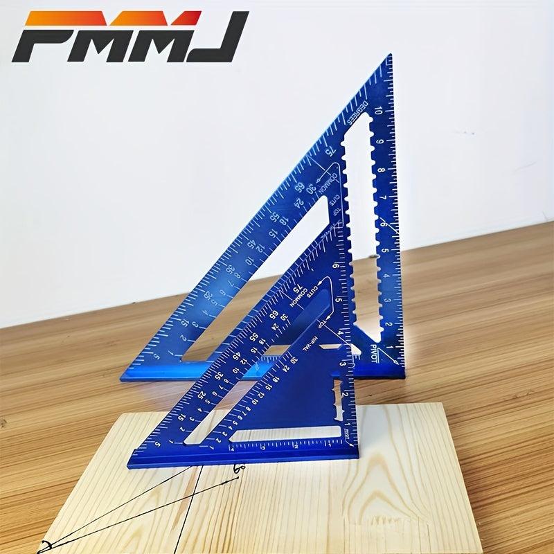 Aluminum Carpenter's Tool Speed Square Angle Measuring Ruler