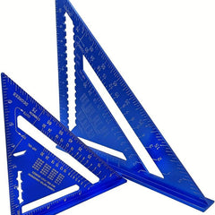 Aluminum Carpenter's Tool Speed Square Angle Measuring Ruler