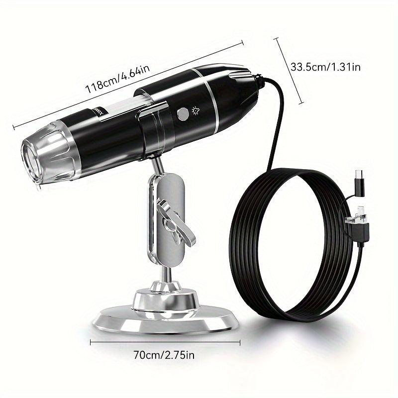 1600X Digital Microscope Camera 3 in 1 Portable Electronic Microscope