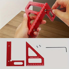 Angle Aluminum Ruler for Superior Woodworking Projects