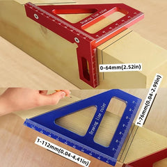 Angle Aluminum Ruler for Superior Woodworking Projects