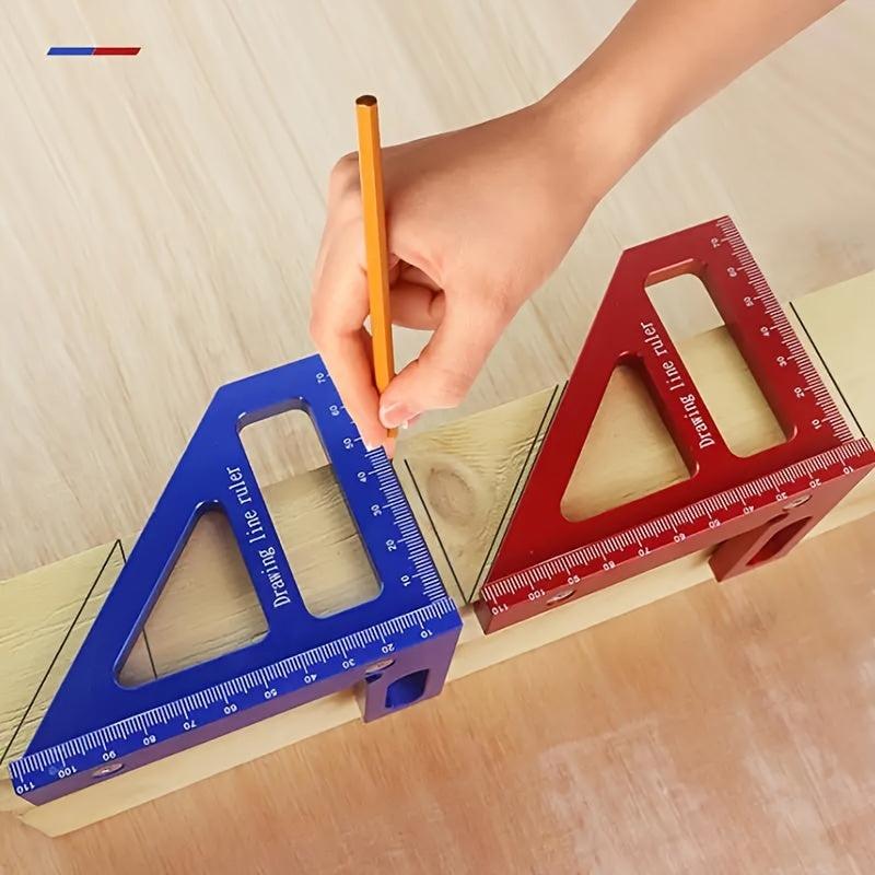 Angle Aluminum Ruler for Superior Woodworking Projects