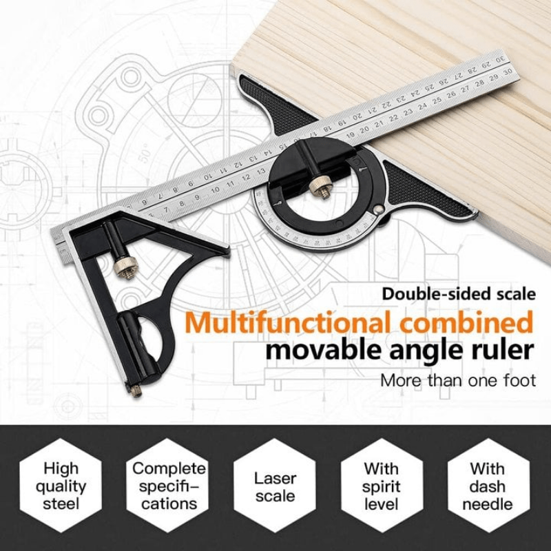 Adjustable Stainless Steel T Square Angle Ruler
