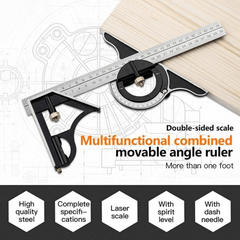 Adjustable Stainless Steel T Square Angle Ruler