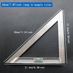 Multifunctional Triangle Ruler Aluminum Alloy Stainless Steel Angle Ruler
