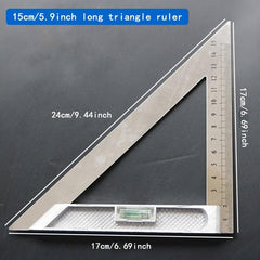 Multifunctional Triangle Ruler Aluminum Alloy Stainless Steel Angle Ruler
