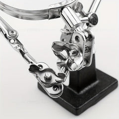 Repair Auxiliary Metal Clip Magnifier Adjustable Hand for Easy Repair