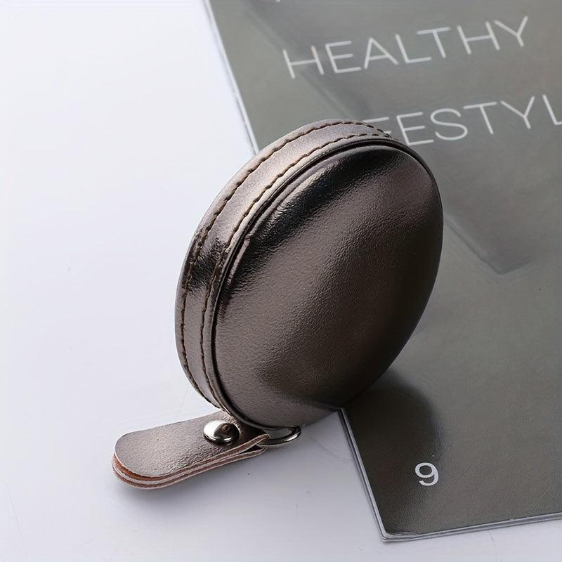 Stylish Mini Tape Measure: PU Leather, Ideal for Home Measuring & Sewing