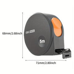 5m Easy Read Measuring Tape Steel Tape Thumb Lock Surveyors Engineers House