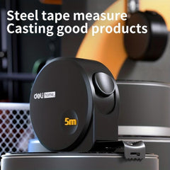 5m Easy Read Measuring Tape Steel Tape Thumb Lock Surveyors Engineers House