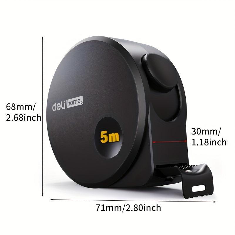 5m Easy Read Measuring Tape Steel Tape Thumb Lock Surveyors Engineers House