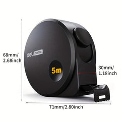 5m Easy Read Measuring Tape Steel Tape Thumb Lock Surveyors Engineers House