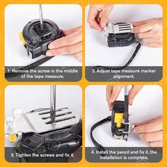 Tape Measure Locator Measuring Tape Clip Precision Tool For Edge Fringe